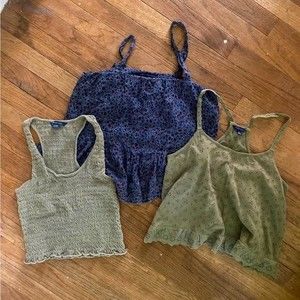 American Eagle crop tank tops size XS/S